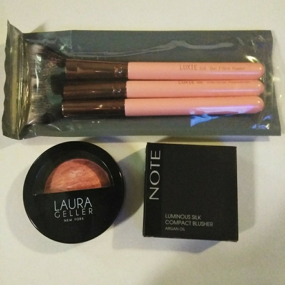 Luxie Brush Set and Blush Bundle